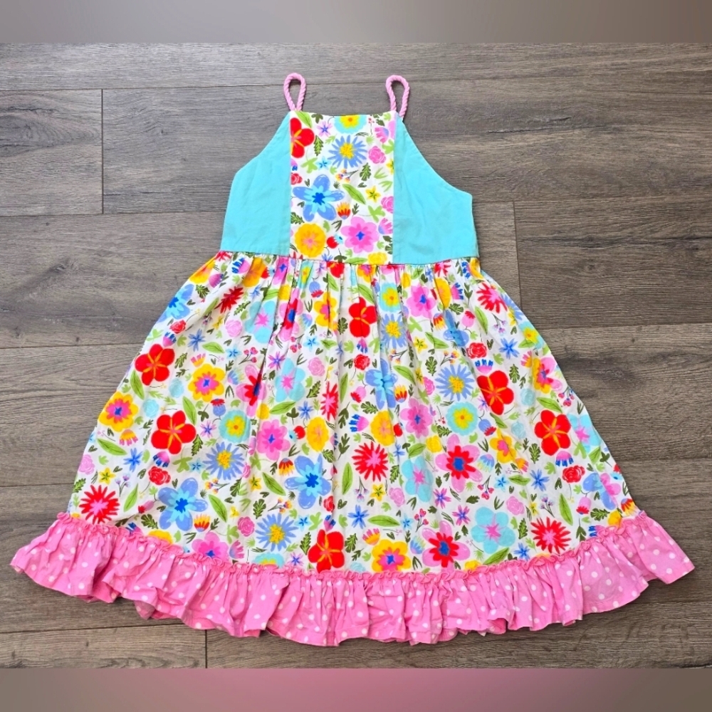 Matilda Jane Lets Go Together Flora And Fauna Girls Size 8 Dress
